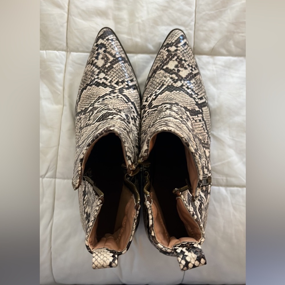Snakeskin boots!